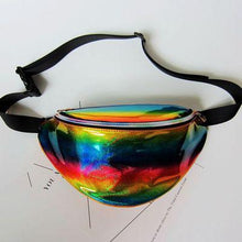 Load image into Gallery viewer, Fanny Pack Laser Transparent Waist Bag Hologram Bag Belt Bag Waist Pack  Bolsa Feminina Hip Bag Belt Pouch
