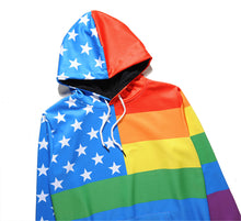 Load image into Gallery viewer, New Autumn Hoody Printed Hoodies Men 3d Sweatshirt Top Male Hooded USA Flag Rainbow Jogger Mens Slim Man Sweatshirts BL-123