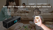 Load image into Gallery viewer, K11Table Clock Camera 1080P 720P Wifi Clock Camera Alarm Setting IR Night Vision Mini Camera Motion Sensor Mini Camcorder