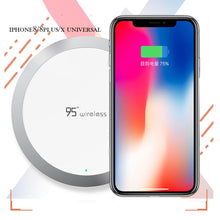Load image into Gallery viewer, New Arrival Qi Wireless Power Charger Charging Pad for Mobile iPhone  Fast charger for iphone 8 8 plus X for SAMSUNG S8 S7