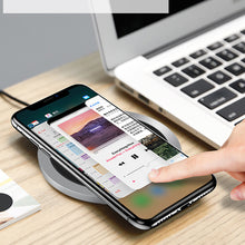 Load image into Gallery viewer, New Arrival Qi Wireless Power Charger Charging Pad for Mobile iPhone  Fast charger for iphone 8 8 plus X for SAMSUNG S8 S7