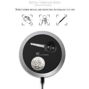 New Arrival Qi Wireless Power Charger Charging Pad for Mobile iPhone  Fast charger for iphone 8 8 plus X for SAMSUNG S8 S7