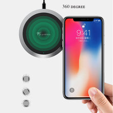 Load image into Gallery viewer, New Arrival Qi Wireless Power Charger Charging Pad for Mobile iPhone  Fast charger for iphone 8 8 plus X for SAMSUNG S8 S7