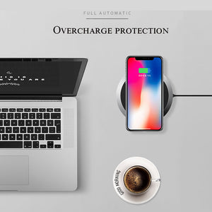 New Arrival Qi Wireless Power Charger Charging Pad for Mobile iPhone  Fast charger for iphone 8 8 plus X for SAMSUNG S8 S7