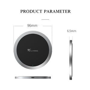 New Arrival Qi Wireless Power Charger Charging Pad for Mobile iPhone  Fast charger for iphone 8 8 plus X for SAMSUNG S8 S7