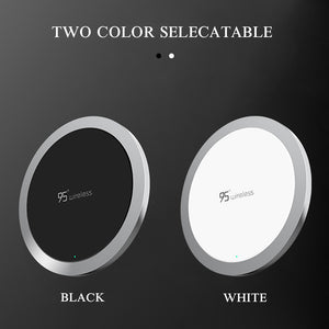 New Arrival Qi Wireless Power Charger Charging Pad for Mobile iPhone  Fast charger for iphone 8 8 plus X for SAMSUNG S8 S7