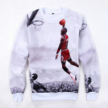 Load image into Gallery viewer, 2017 Spring/Autumn Men/Women 3D Print Pullover Jordan Dunk Sweatshirt Hoodie Long Sleeve Casual Hip Hop Sweatshirt Vetements