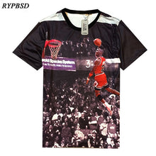 Load image into Gallery viewer, Jordan T Shirt 23 Men Short Sleeve 3D Printed Tee Shirt 2017 New Men Summer Clothing Streetwear Punk Tees Shirts