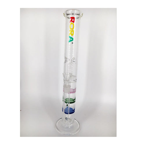 Glass Bong Water Pipe 42cm Tall 18.8mm Joint