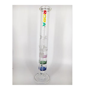Glass Bong Water Pipe 42cm Tall 18.8mm Joint