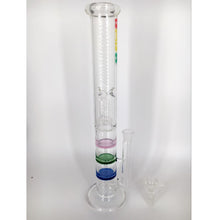 Load image into Gallery viewer, Glass Bong Water Pipe 42cm Tall 18.8mm Joint