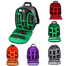 Load image into Gallery viewer, Waterproof DSLR Camera Backpack Photography Shoulder Bag Case for Canon Nikon