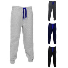 Load image into Gallery viewer, Men Casual Sweatpants Jogger Sport Trousers Drawstring Hip-hop Plush Long Pants