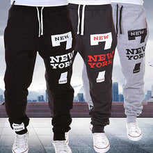 Load image into Gallery viewer, Men New York Print Jogger Dance Sportwear Baggy Casual Pants Trousers Sweatpants