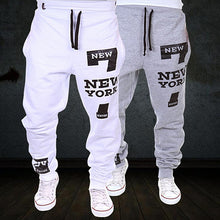 Load image into Gallery viewer, Men New York Print Jogger Dance Sportwear Baggy Casual Pants Trousers Sweatpants