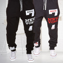 Load image into Gallery viewer, Men New York Print Jogger Dance Sportwear Baggy Casual Pants Trousers Sweatpants