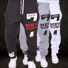 Load image into Gallery viewer, Men New York Print Jogger Dance Sportwear Baggy Casual Pants Trousers Sweatpants