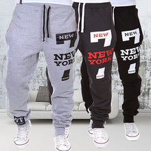Load image into Gallery viewer, Men New York Print Jogger Dance Sportwear Baggy Casual Pants Trousers Sweatpants