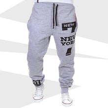 Load image into Gallery viewer, Men New York Print Jogger Dance Sportwear Baggy Casual Pants Trousers Sweatpants