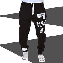 Load image into Gallery viewer, Men New York Print Jogger Dance Sportwear Baggy Casual Pants Trousers Sweatpants