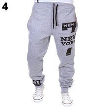 Load image into Gallery viewer, Men New York Print Jogger Dance Sportwear Baggy Casual Pants Trousers Sweatpants