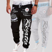 Load image into Gallery viewer, Men&#39;s Letter Printed Sport Sweat Pants Jogging Jogger Trousers Tracksuit Bottoms