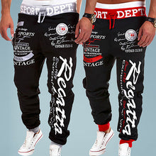 Load image into Gallery viewer, Men&#39;s Letter Printed Sport Sweat Pants Jogging Jogger Trousers Tracksuit Bottoms