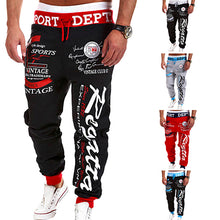 Load image into Gallery viewer, Men&#39;s Letter Printed Sport Sweat Pants Jogging Jogger Trousers Tracksuit Bottoms