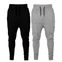 Load image into Gallery viewer, Men Casual Zippered Sweatpants Jogger Sport Trousers Drawstring Hip-hop Pants