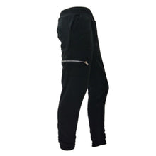 Load image into Gallery viewer, Men Casual Zippered Sweatpants Jogger Sport Trousers Drawstring Hip-hop Pants