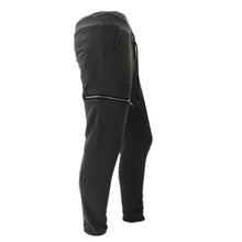 Load image into Gallery viewer, Men Casual Zippered Sweatpants Jogger Sport Trousers Drawstring Hip-hop Pants
