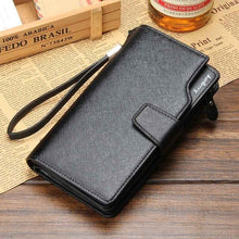 Load image into Gallery viewer, Top Quality leather long wallet men pruse male clutch zipper around wallets men women money bag pocket mltifunction