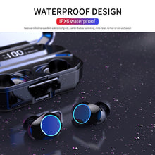 Load image into Gallery viewer, G02 V5.0 Bluetooth Stereo Earphone Wireless IPX7 Waterproof Touch Earbuds Headset 3300mAh Battery LED Display Type-c Charge Case