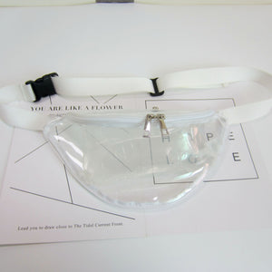 Fanny Pack Laser Transparent Waist Bag Hologram Bag Belt Bag Waist Pack  Bolsa Feminina Hip Bag Belt Pouch