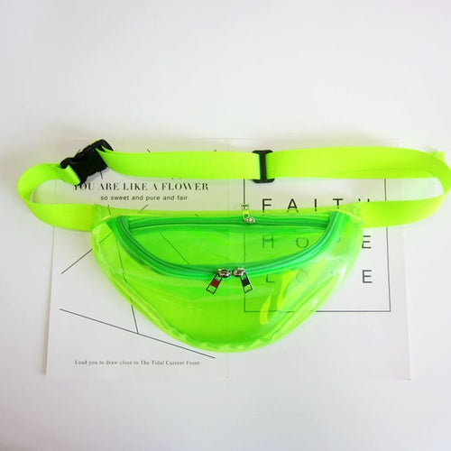 Fanny Pack Laser Transparent Waist Bag Hologram Bag Belt Bag Waist Pack  Bolsa Feminina Hip Bag Belt Pouch