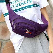 Load image into Gallery viewer, 6 Colors Unisex Waist  Men Women Bum Bag Travelling Phone Money Pouch Banana Bags Female Belt Bags