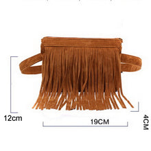 Load image into Gallery viewer, Waist Packs Fashion Simple Design Bags Classic Trendy Waist Bags Vintage Tassel Bags