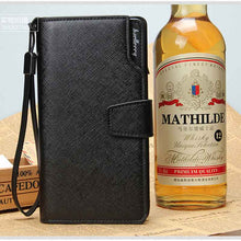 Load image into Gallery viewer, Top Quality leather long wallet men pruse male clutch zipper around wallets men women money bag pocket mltifunction