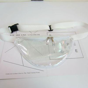 Fanny Pack Laser Transparent Waist Bag Hologram Bag Belt Bag Waist Pack  Bolsa Feminina Hip Bag Belt Pouch