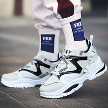 Load image into Gallery viewer, Casual Shoes Men Breathable Sneakers Trend Fashion Cheap Lace Up Color Matching Zapatilla