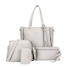 Load image into Gallery viewer, PU Leather Women&#39;s Shoulderbag +Casual Tote + Lady Handbag +Card Coin Bags Purse Messenger Satchel 4pcs/set