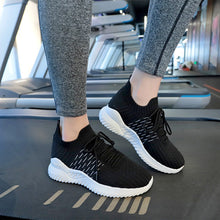 Load image into Gallery viewer, Women   White Sneakers Streetwear Women Wedges
