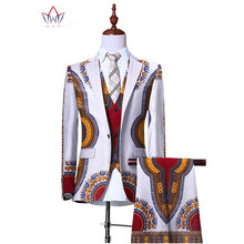 Load image into Gallery viewer, (Jacket+Vest+Pants)Blazers for Men 3 Piece Slim Fit Cowboy Wedding Men Suit Retro Gentleman Mens&#39; African Clothing 6XL WYN230