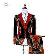 Load image into Gallery viewer, (Jacket+Vest+Pants)Blazers for Men 3 Piece Slim Fit Cowboy Wedding Men Suit Retro Gentleman Mens&#39; African Clothing 6XL WYN230