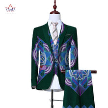 Load image into Gallery viewer, (Jacket+Vest+Pants)Blazers for Men 3 Piece Slim Fit Cowboy Wedding Men Suit Retro Gentleman Mens&#39; African Clothing 6XL WYN230