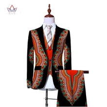 Load image into Gallery viewer, (Jacket+Vest+Pants)Blazers for Men 3 Piece Slim Fit Cowboy Wedding Men Suit Retro Gentleman Mens&#39; African Clothing 6XL WYN230