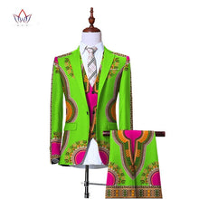 Load image into Gallery viewer, (Jacket+Vest+Pants)Blazers for Men 3 Piece Slim Fit Cowboy Wedding Men Suit Retro Gentleman Mens&#39; African Clothing 6XL WYN230