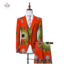 Load image into Gallery viewer, (Jacket+Vest+Pants)Blazers for Men 3 Piece Slim Fit Cowboy Wedding Men Suit Retro Gentleman Mens&#39; African Clothing 6XL WYN230