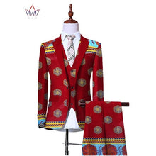 Load image into Gallery viewer, (Jacket+Vest+Pants)Blazers for Men 3 Piece Slim Fit Cowboy Wedding Men Suit Retro Gentleman Mens&#39; African Clothing 6XL WYN230