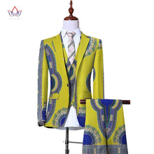 Load image into Gallery viewer, (Jacket+Vest+Pants)Blazers for Men 3 Piece Slim Fit Cowboy Wedding Men Suit Retro Gentleman Mens&#39; African Clothing 6XL WYN230